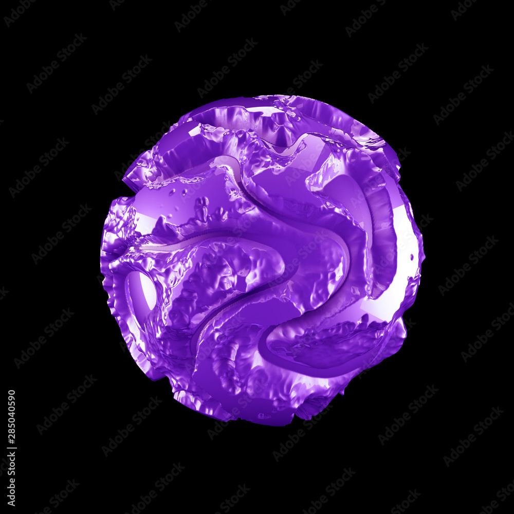 Obraz premium Abstract shape background. 3d illustration, 3d rendering.