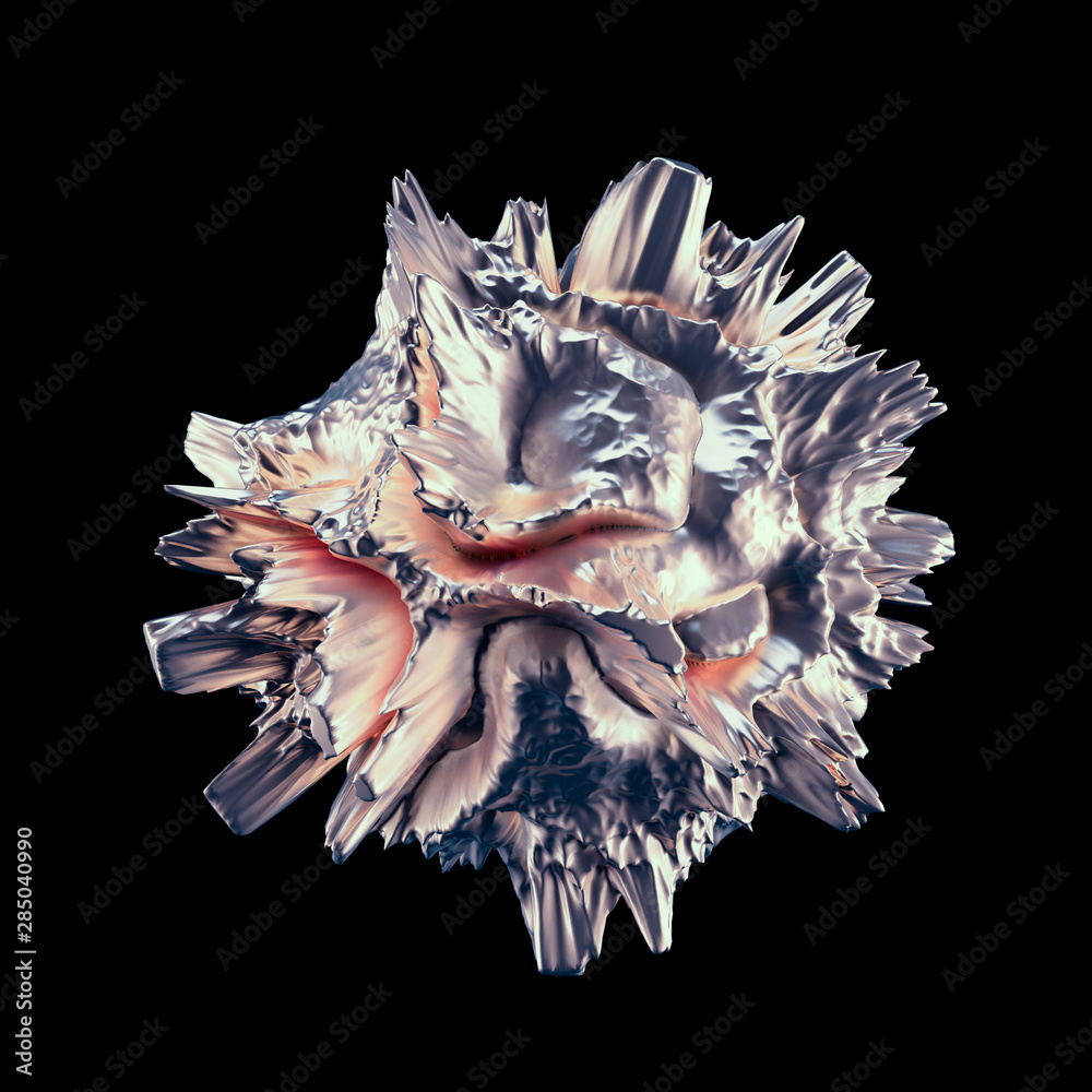 Obraz premium Abstract shape background. 3d illustration, 3d rendering.