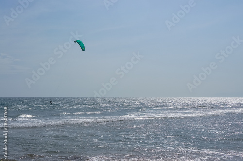 Kiteboarding in the south china sea