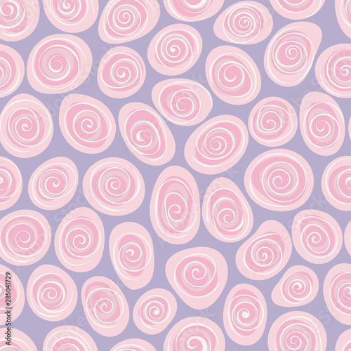 wall of roses spring seamless vector pattern