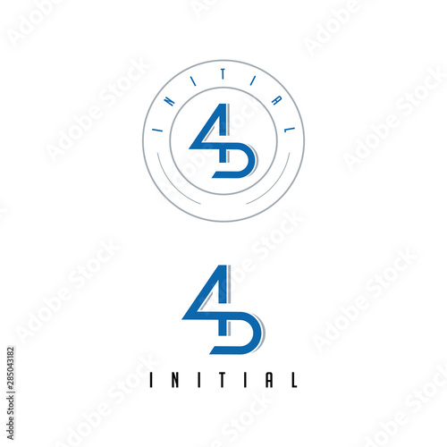 A collaboration of number 4 and the letter S which becomes a unique logo in vintage packaging.
