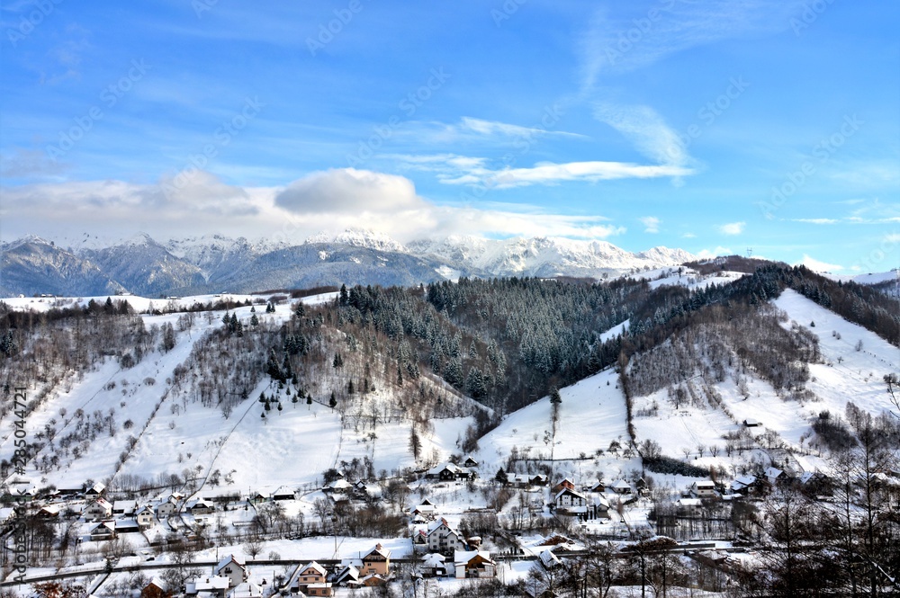winter in the Bucegi mountains