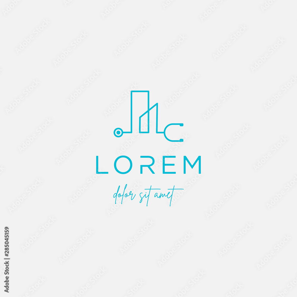 medical home logo vector design icon sign medical home logo vector design icon sign