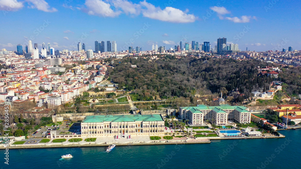 Amazing aerial view of Istanbul.