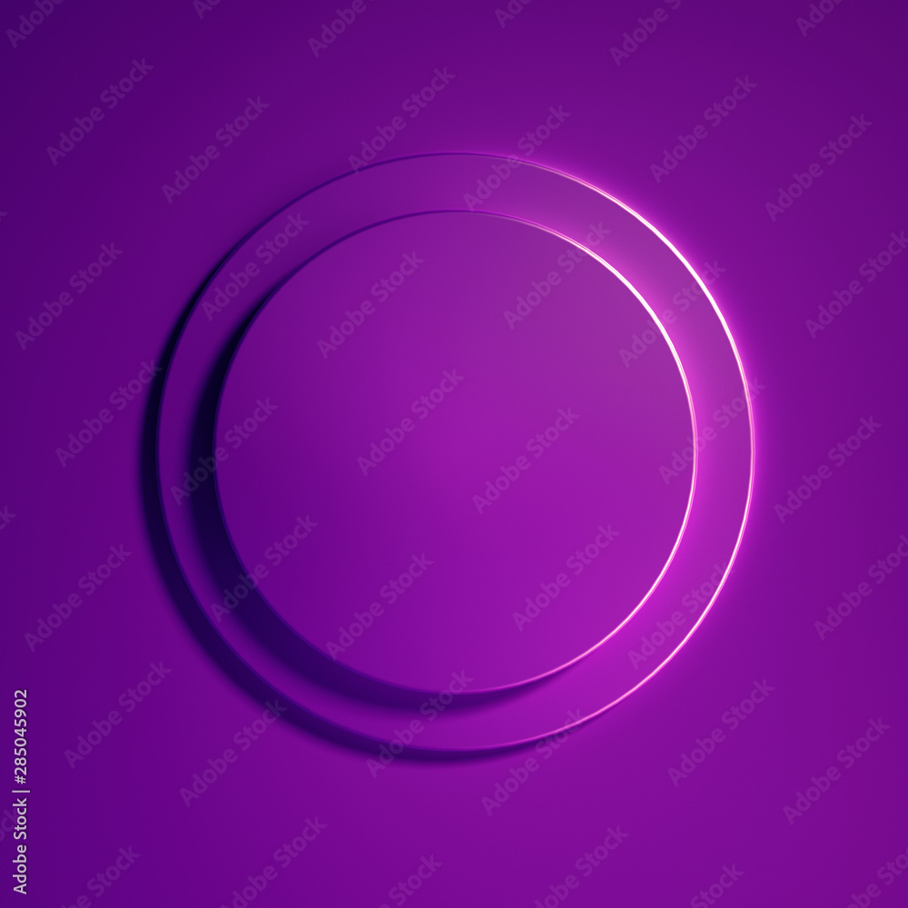 Obraz premium Minimalism abstract background, pedestal. 3d illustration, 3d rendering.