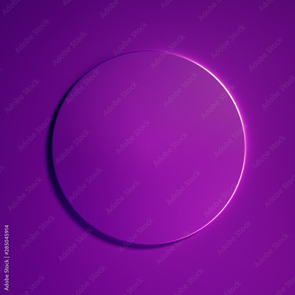 Obraz premium Minimalism abstract background, pedestal. 3d illustration, 3d rendering.