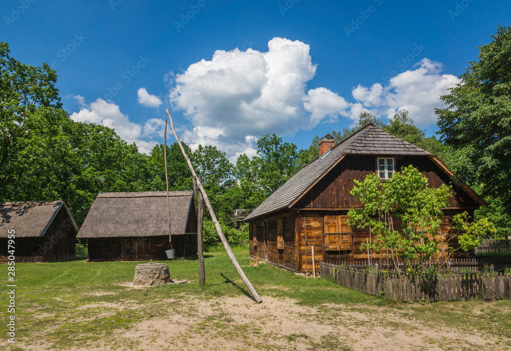 Open-air museum in Granica in Kampinoski National Park, Poland