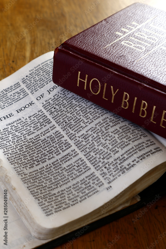 Fototapeta premium Holy Bible on a table