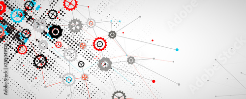 machine technology gears. retro gearwheel mechanism bacground