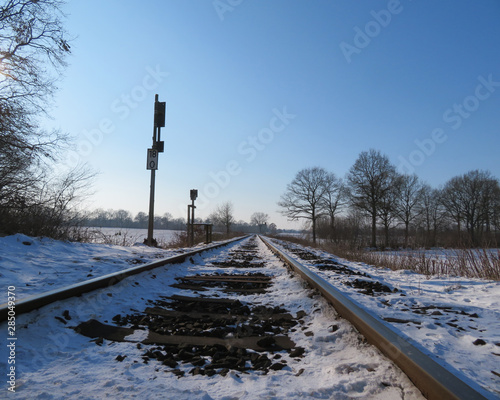 Bahnschienen photo