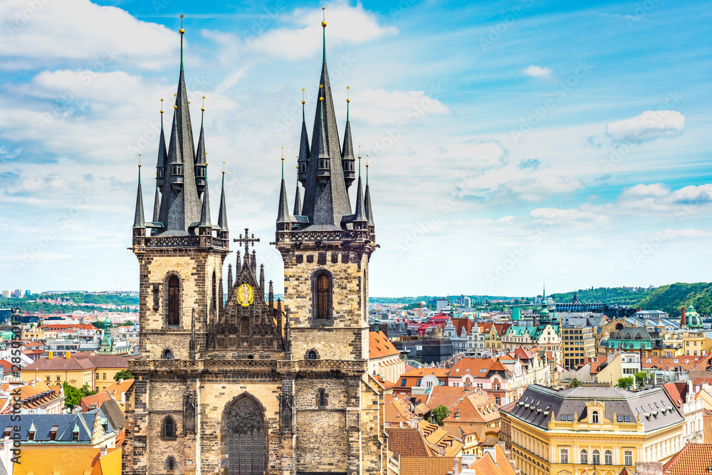 The Church of Mother of God before Tyn in Prague, Czech Republic. The Church of Mother of God before Tyn in Prague, Czech Republic.