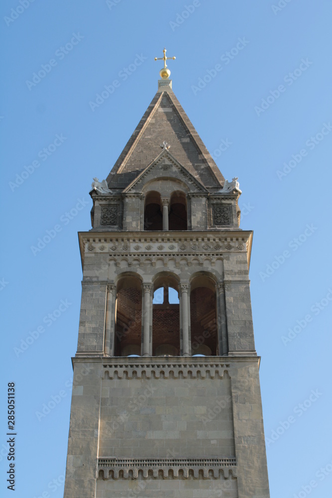 A tower of Sts Peter and Paul Cathedral, Pécs