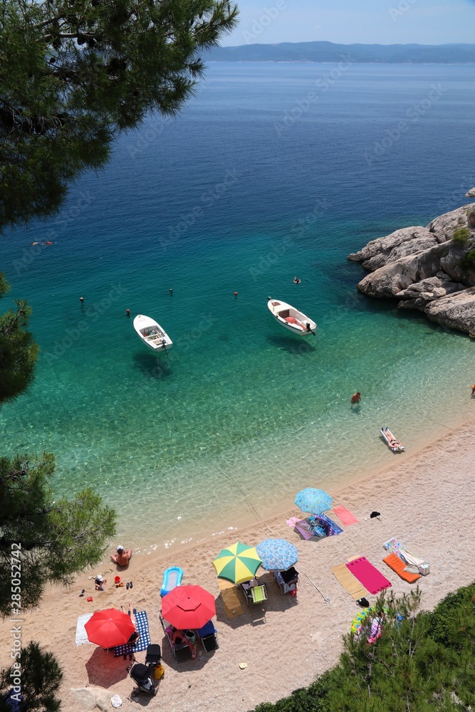 Brela beach, Croatia Brela beach, Croatia