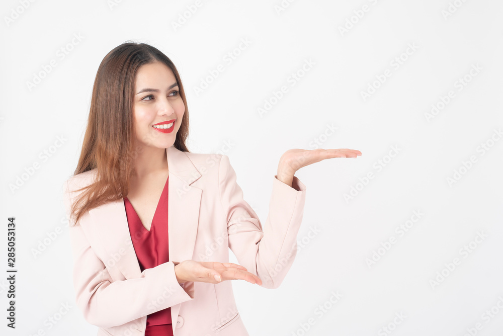 Beautiful business woman in studio Beautiful business woman in studio