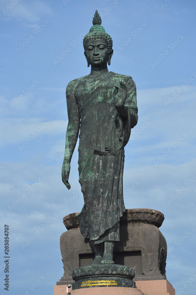 Fototapeta premium An Image of Lord Buddha,Phuttamonthon Sai 4,Nakhonprathom province,Thailand