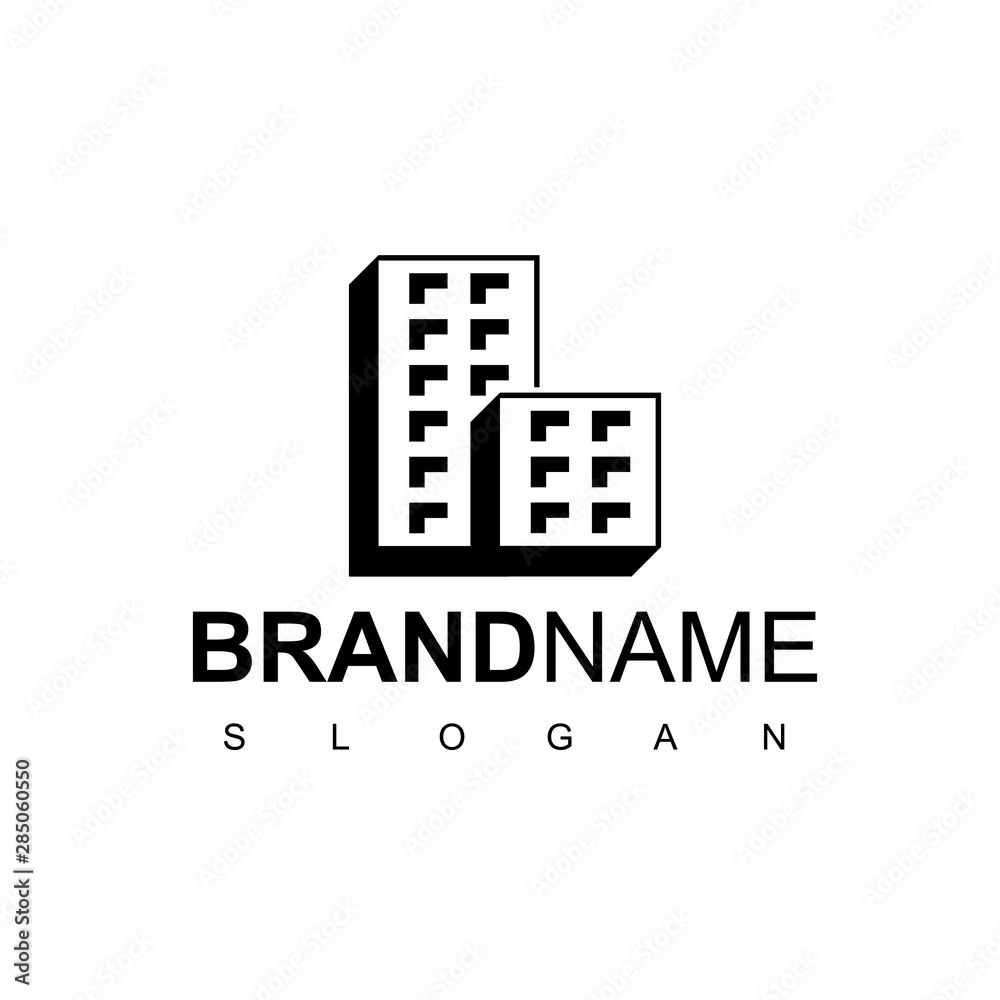 Apartment Logo Design Template