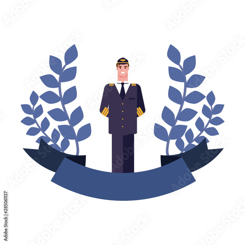 flat design people happy labor day