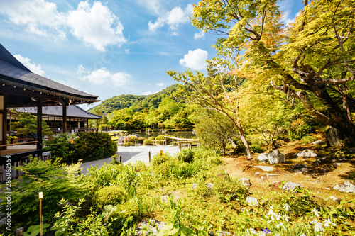 Tenryu-ji Garden and Temple Kyoto Japan © FiledIMAGE