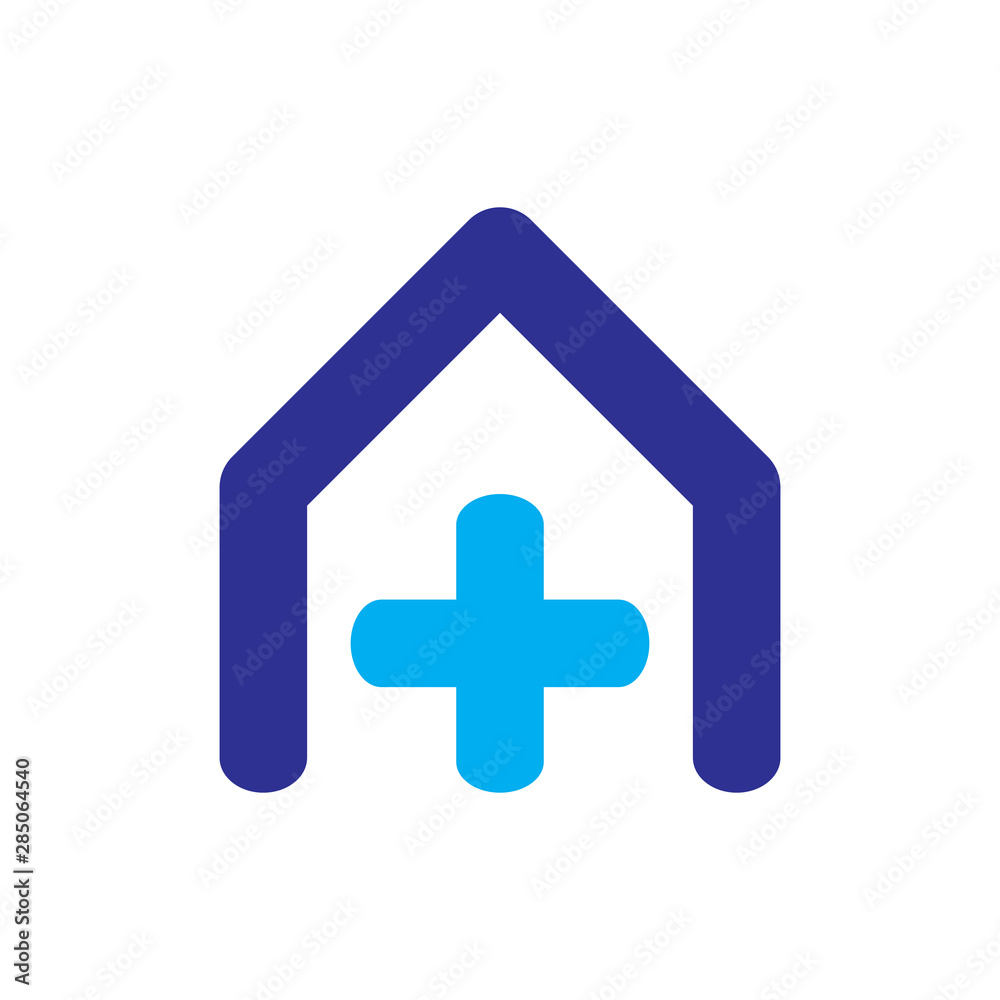 Obraz premium Hospital logo icon design vector