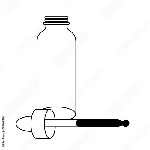 cannabis martihuana sativa hemp cartoon in black and white