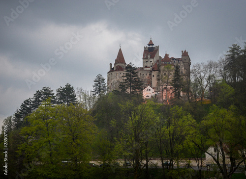 Legendary Castle, Dracula Residence in Transylvania, Romania.