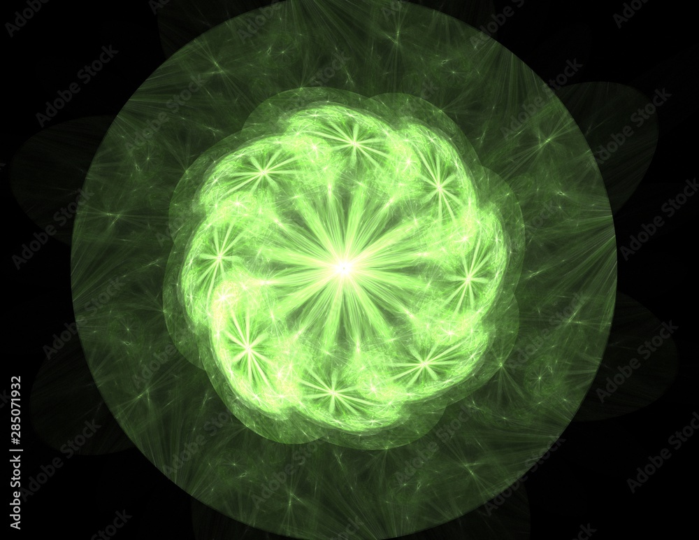 Abstract fractal background - computer-generated image. Digital art. Converging toward the center of the circles. Abstract fractal background - computer-generated image. Digital art. Converging toward the center of the circles.