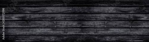 alte schwarze graue dunkle rustikale Holztextur - Holz Hintergrund Banner lang