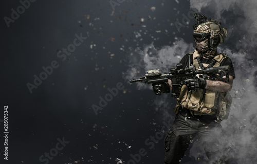 Canvastavla special forces soldier , military concept