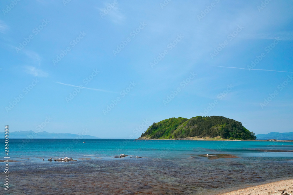 Fototapeta premium 夏泊半島 大島