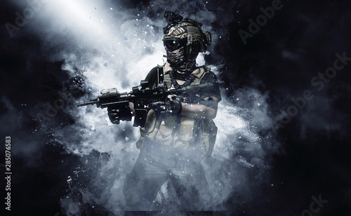 special forces soldier , military concept © santoelia