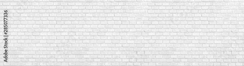 panorana black and White Structural Brick Wall. Panoramic Solid Surface. stone background.