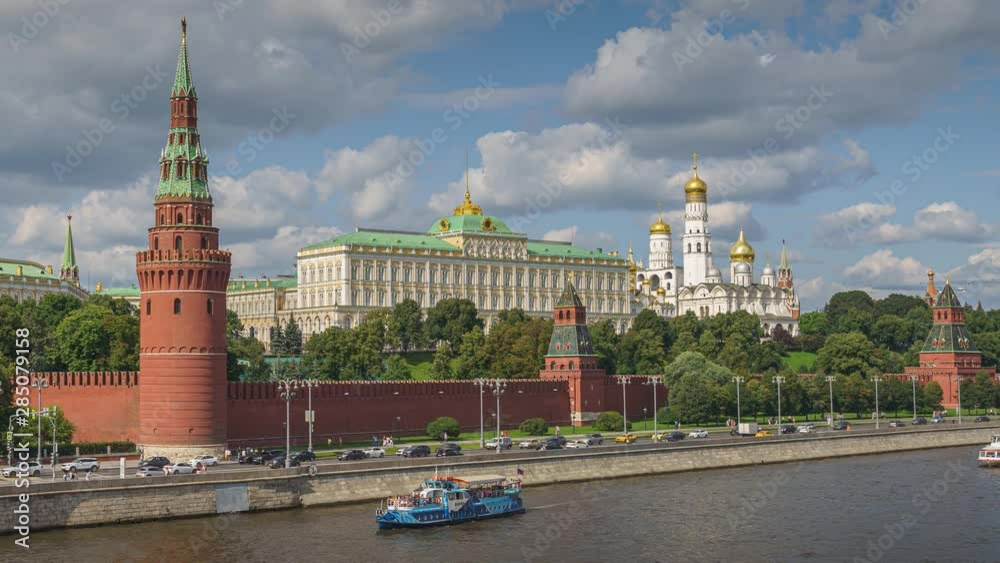 Moscow Kremlin timelapse in 4k Moscow Kremlin timelapse in 4k