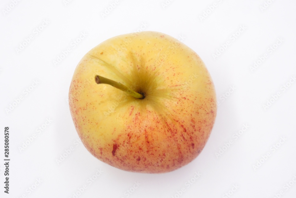 close up red apple isolated on white background close up red apple isolated on white background