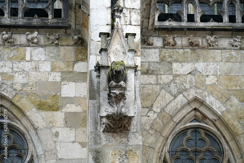 The cathedral St Peter built in Regensburg in gothic still photo