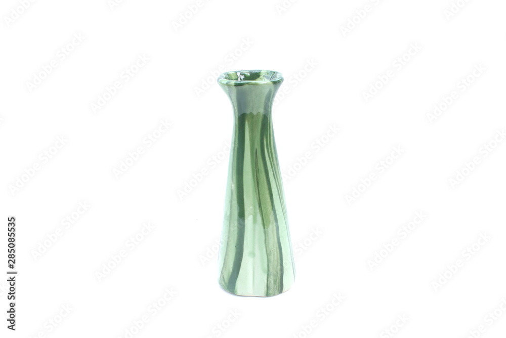 vase on isolated white background