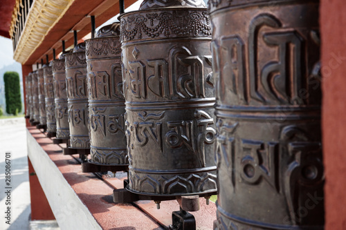 Prayer wheel tawang monastery