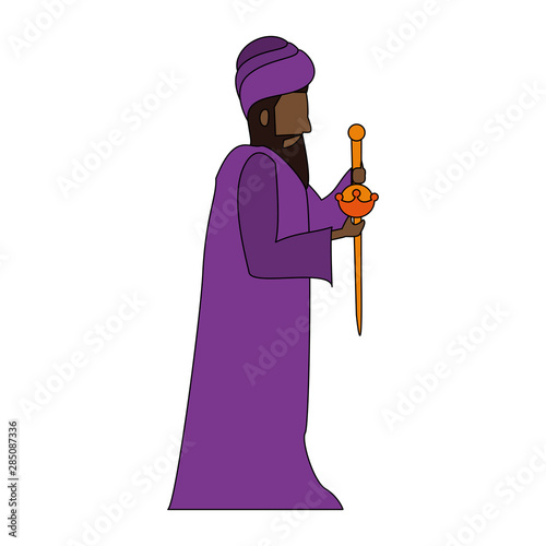 merry christmas nativity christian cartoon