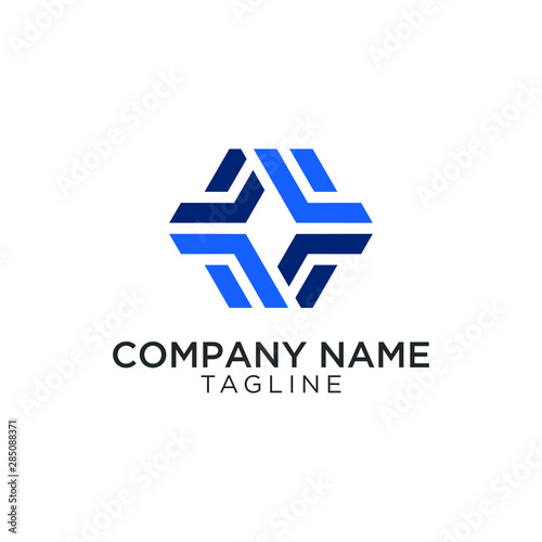 Free Download F4 polygon design logo or symbol shape - GFXLoad