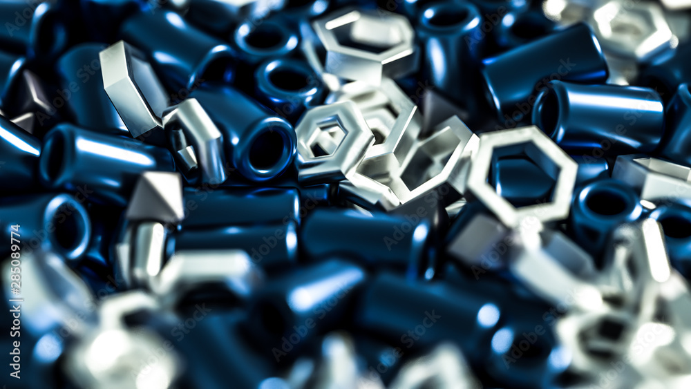 Industrial grunge metal background. 3d illustration, 3d rendering.