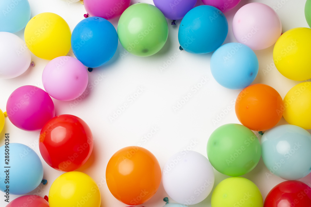 Colorful balloons with copy space Colorful balloons with copy space