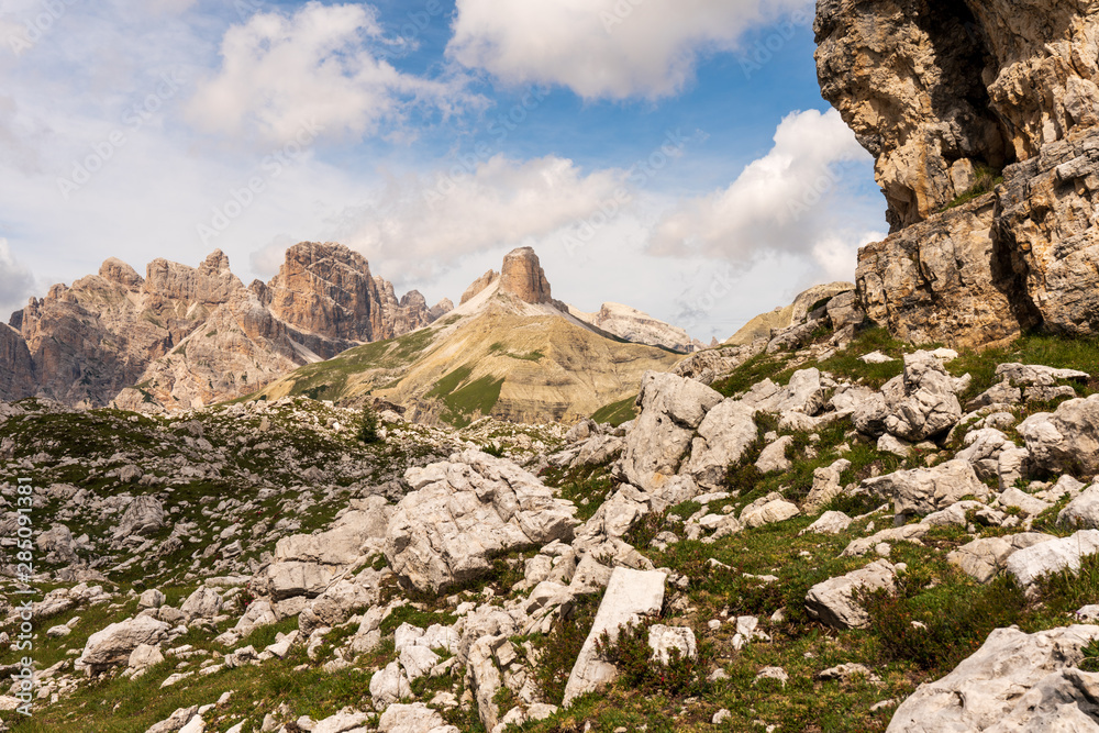 Sextner Dolomiten bei den drei Zinnen in Italien