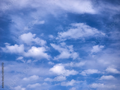 blue sky with white clouds © Иван Волков