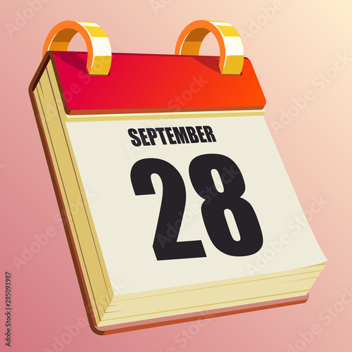 September 28 on Red Calendar