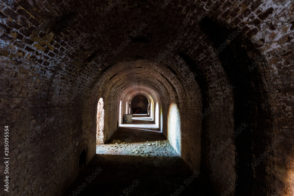 Urban exploration in an abandoned kiln
