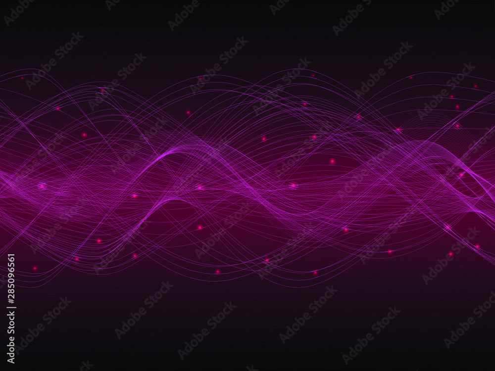 Obraz premium EPS 10 vector. Futuristic colorful background. Backdrop with lines and waves.