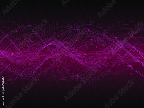 EPS 10 vector. Futuristic colorful background. Backdrop with lines and waves.