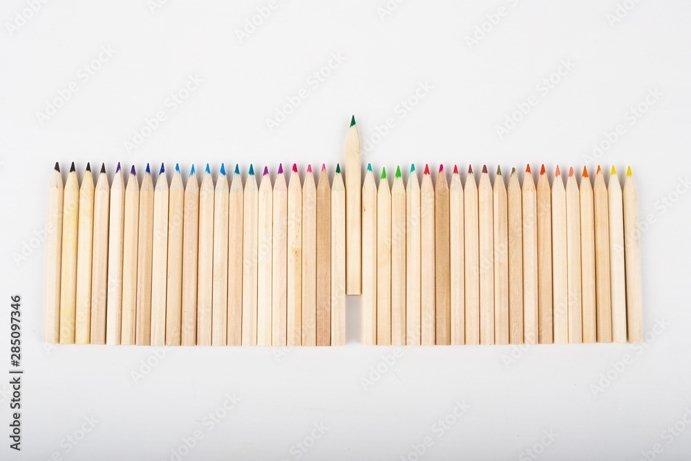 collection of colorful school pencils collection of colorful school pencils