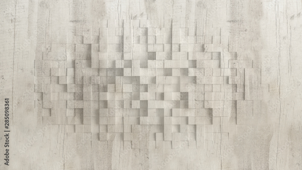 Fototapeta premium Volumetric texture abstract background. 3d illustration, 3d rendering.