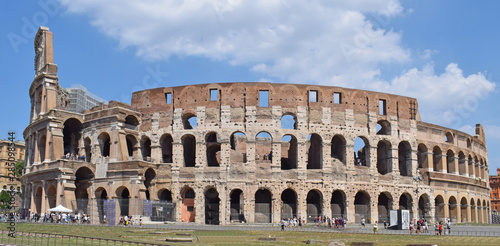 Coliseu de Roma, Anfiteatro Flavio, en Roma Italia