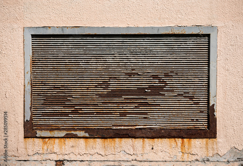 Rusty ventilation grill texture